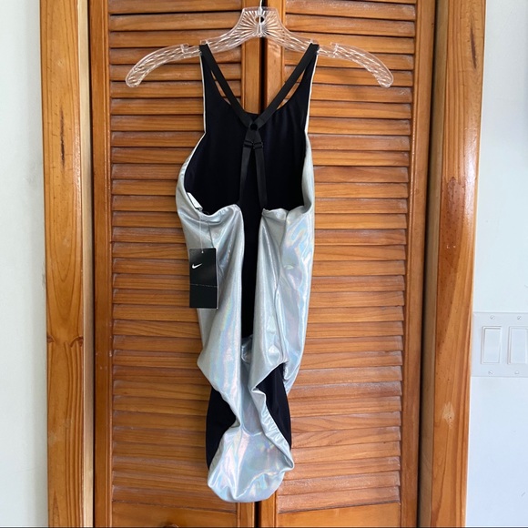 NEW Nike Flash Iridescent High Neck One Piece Swim - Picture 5 of 9